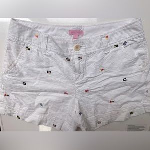 Lily Pulitzer Seersucker Shorts - Size 6